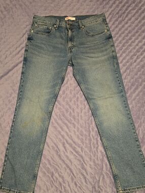 Signature by Levi Strauss Men's Light Blue Slim Straight Jeans